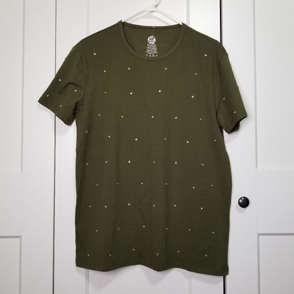 Xray olive tshirt with skulls - Picture 2 of 8